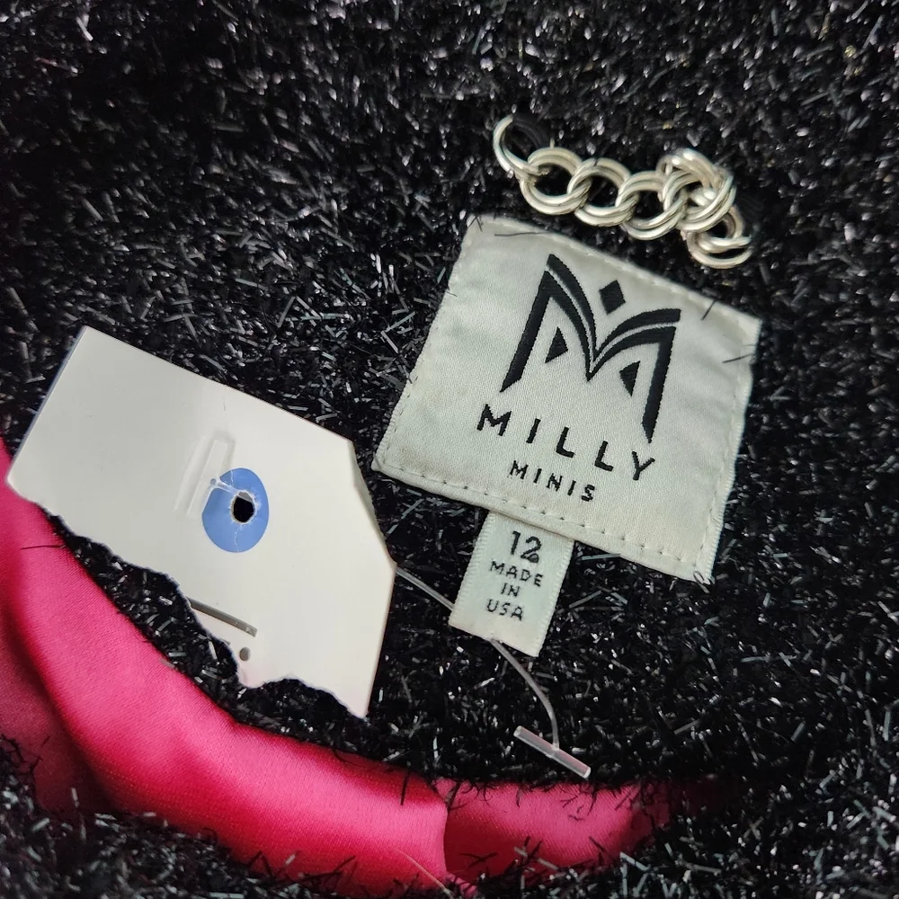 Milly Minis Metallic Coat
